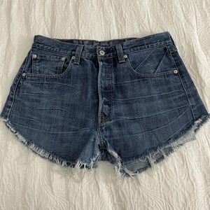 Levi’s 501 High Rise Denim Shorts
